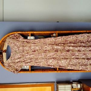 Alex evenings  champagne floor length gown